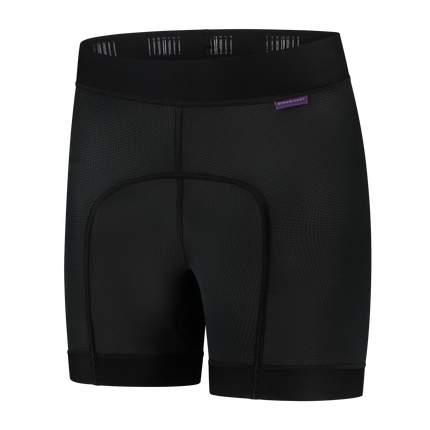bike boxer motorcycle underwear women Black