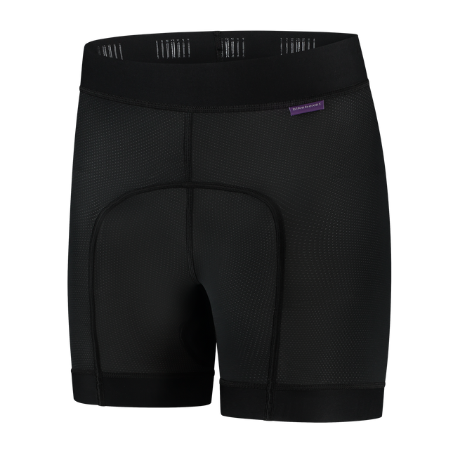 bike boxer motorcycle underwear women Black